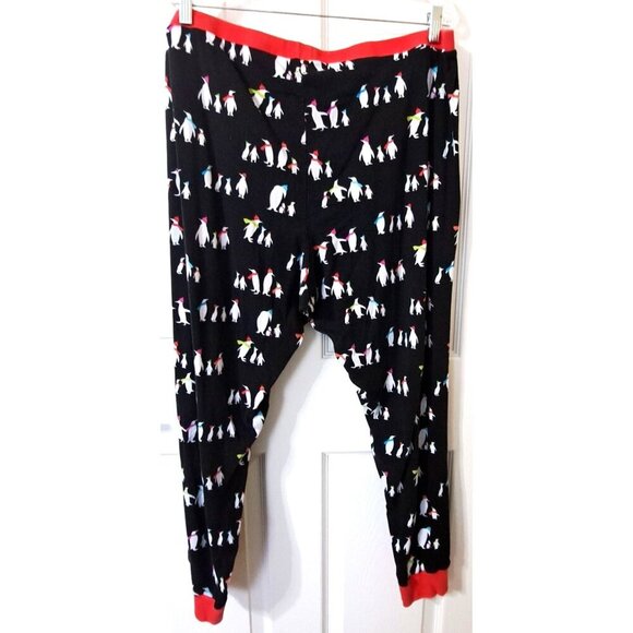 Target Wondershop Mens XXL  Multicolor Penguin Long Sleeve Pajama Set - Picture 5 of 7